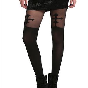 Medias de cruz y de Luna /// tights cross and Luna